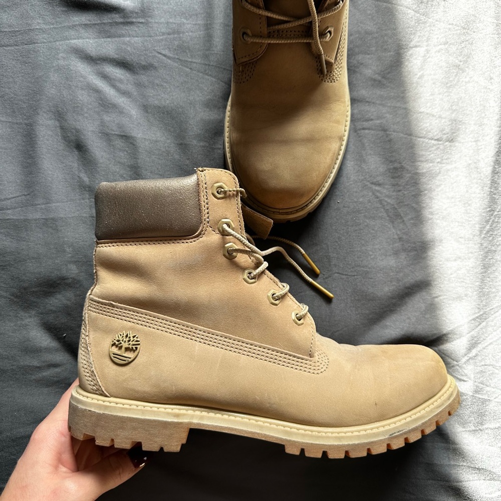 Timberland Men's Light Brown Leather Boots